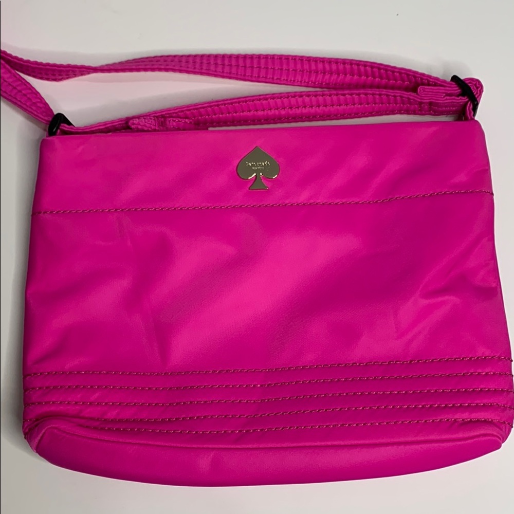 NWOT Kate Spade Pink Quilted Crossbody Bag